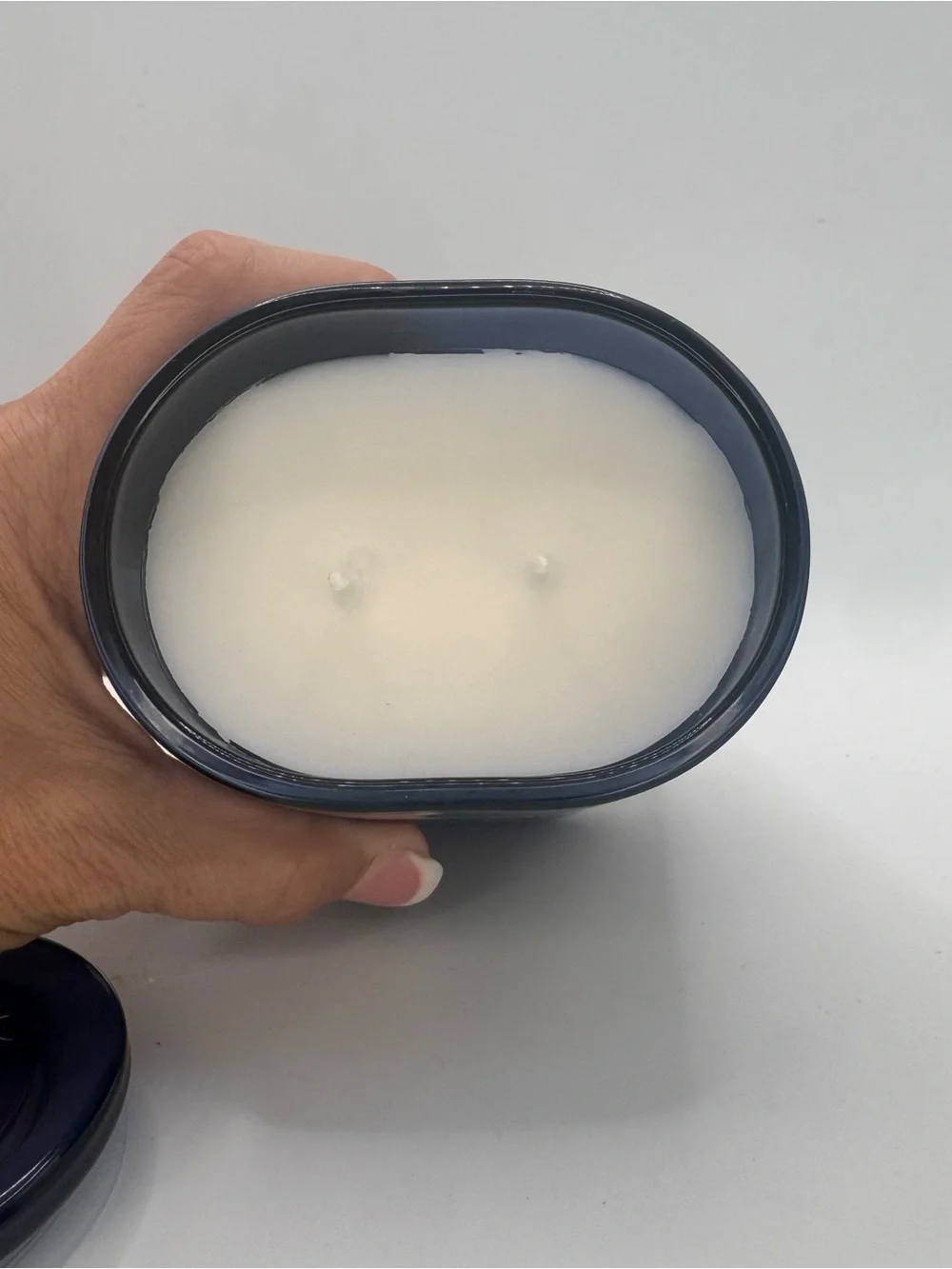 Ninety six luxury Navy Jar Candle with Gold Foil Accent